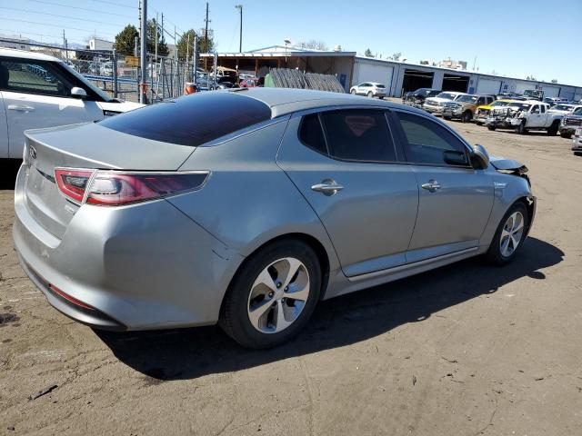 KNAGM4AD4E5068255 - 2014 KIA OPTIMA HYBRID GRAY photo 3