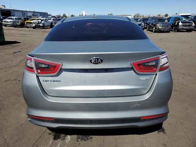 KNAGM4AD4E5068255 - 2014 KIA OPTIMA HYBRID GRAY photo 6