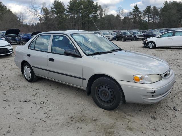 2T1BR12E7YC262256 - 2000 TOYOTA COROLLA VE SILVER photo 4