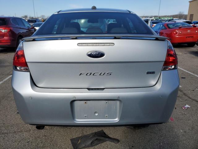 1FAHP3GN0BW106133 - 2011 FORD FOCUS SES SILVER photo 6