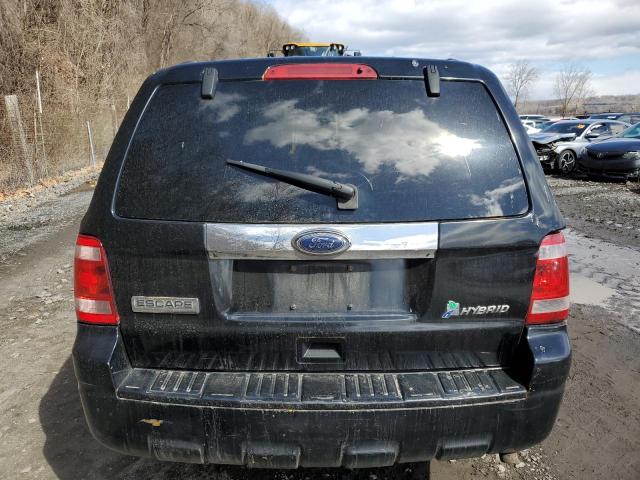 1FMCU4K36BKA45625 - 2011 FORD ESCAPE HYBRID BLACK photo 6