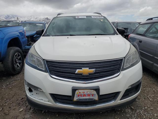 1GNKRFED5EJ174006 - 2014 CHEVROLET TRAVERSE LS WHITE photo 5