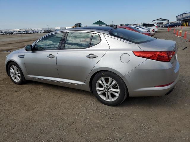 KNAGN4A66B5158629 - 2011 KIA OPTIMA EX SILVER photo 2