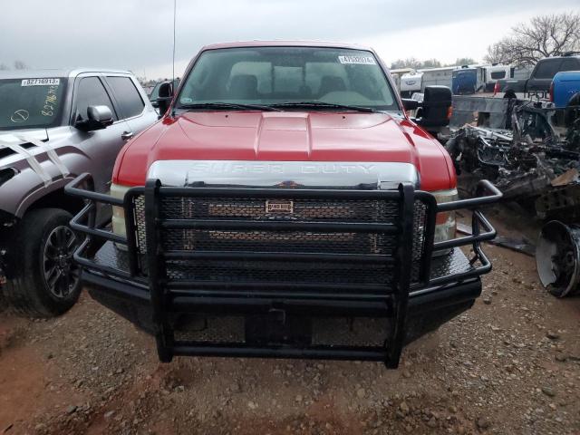 1FTSW2B57AEB34911 - 2010 FORD F250 SUPER DUTY RED photo 5