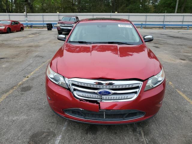 1FAHP2FW0CG112045 - 2012 FORD TAURUS LIMITED RED photo 5