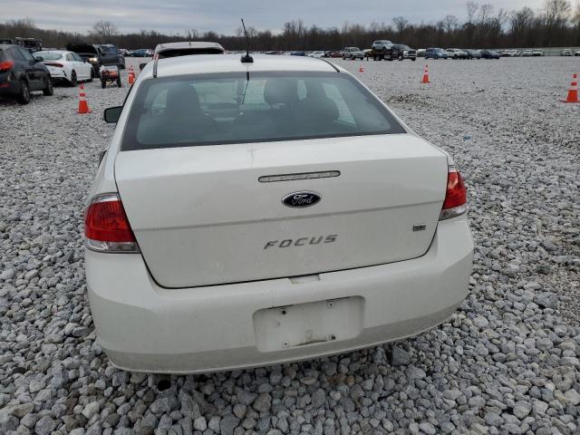 1FAHP3FN5AW228910 - 2010 FORD FOCUS SE WHITE photo 6