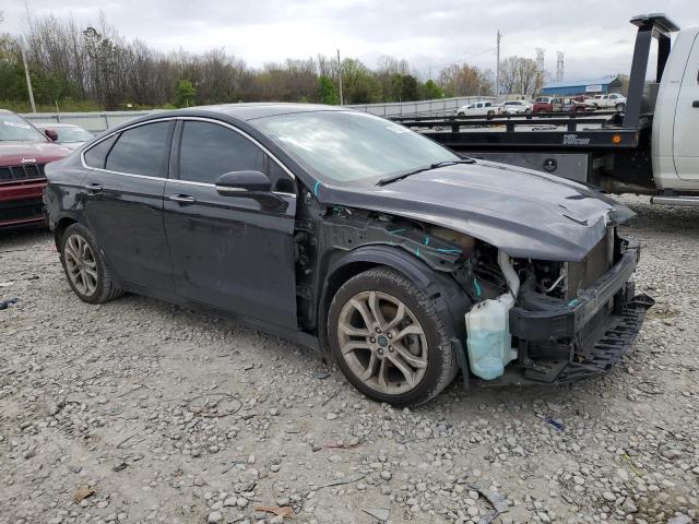 3FA6P0CD2KR236761 - 2019 FORD FUSION SEL BLACK photo 4