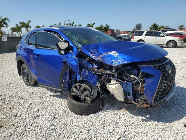 JTJSARBZ2M2201783 - 2021 LEXUS NX 300 BASE 蓝色 照片 4