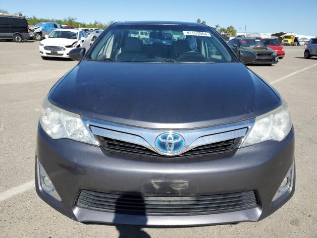 4T1BD1FKXEU129015 - 2014 TOYOTA CAMRY HYBRID CHARCOAL photo 5