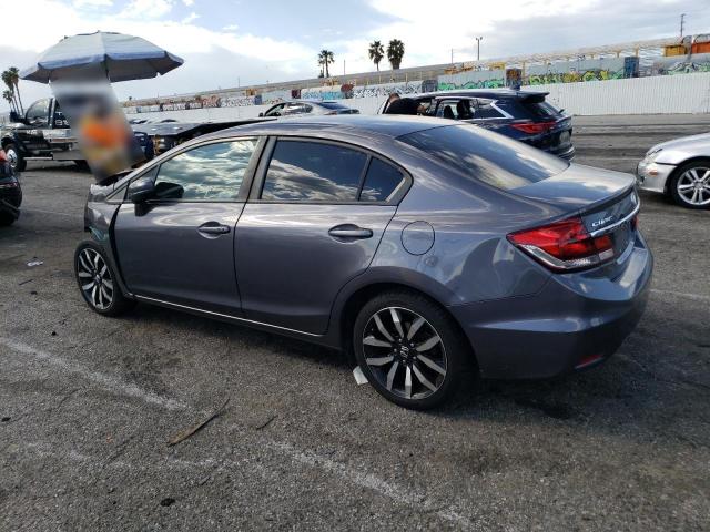 2HGFB2F96FH524748 - 2015 HONDA CIVIC EXL CHARCOAL photo 2