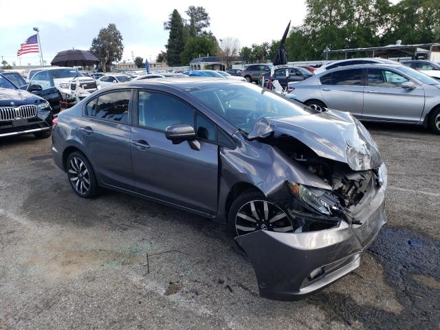 2HGFB2F96FH524748 - 2015 HONDA CIVIC EXL CHARCOAL photo 4