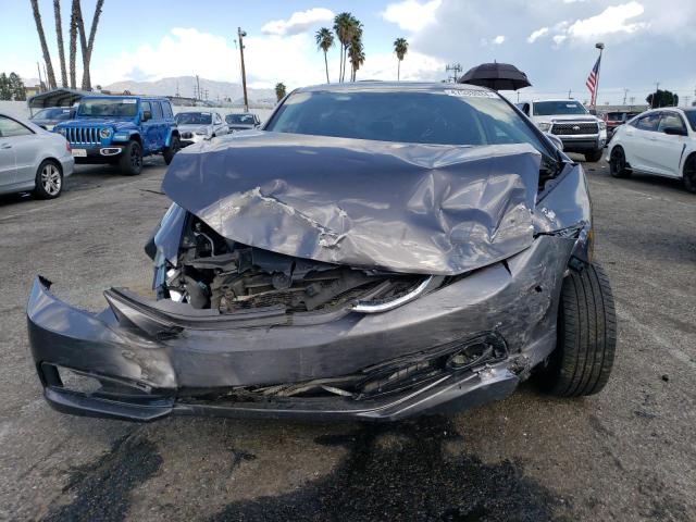 2HGFB2F96FH524748 - 2015 HONDA CIVIC EXL CHARCOAL photo 5