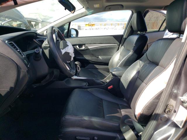 2HGFB2F96FH524748 - 2015 HONDA CIVIC EXL CHARCOAL photo 7