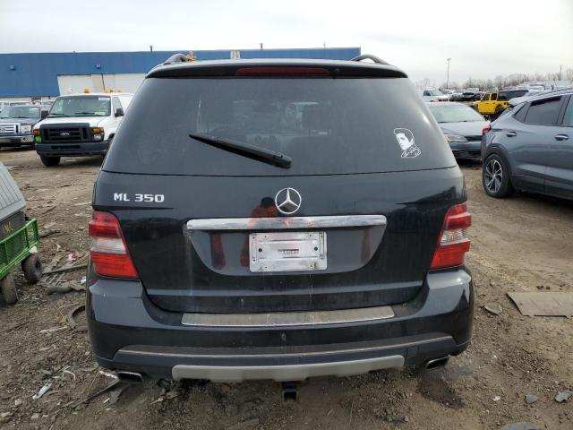 4JGBB86E46A031318 - 2006 MERCEDES-BENZ ML 350 BLACK photo 6