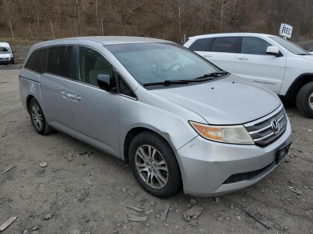 5FNRL5H48CB016696 - 2012 HONDA ODYSSEY EX SILVER photo 4