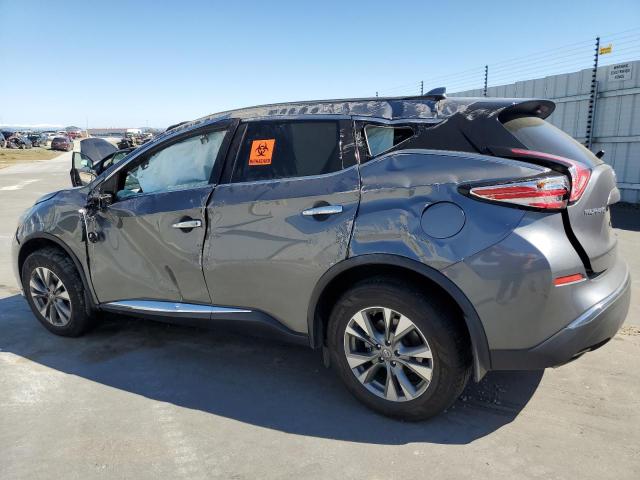 5N1AZ2MG0JN180688 - 2018 NISSAN MURANO S GRAY photo 2