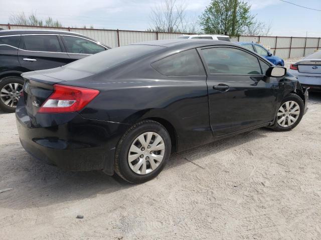 2HGFG3B59CH558477 - 2012 HONDA CIVIC LX BLACK photo 3