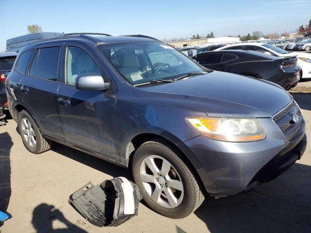 5NMSH13E17H078943 - 2007 HYUNDAI SANTA FE SE BLUE photo 4