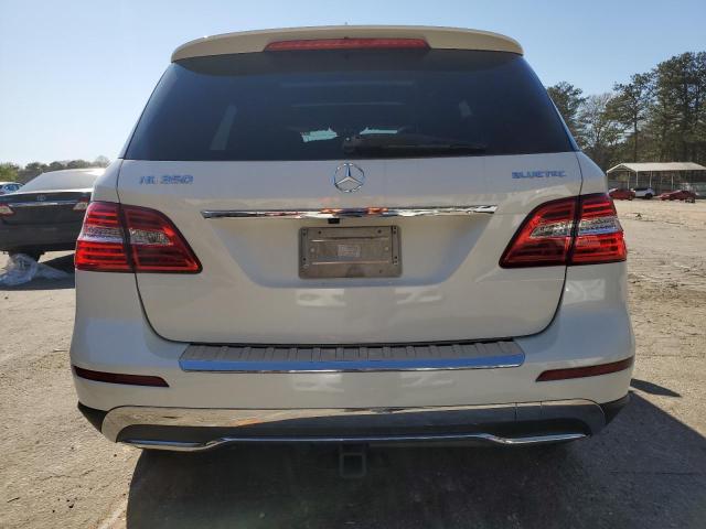 4JGDA2EB0CA037127 - 2012 MERCEDES-BENZ ML 350 BLUETEC WHITE photo 6