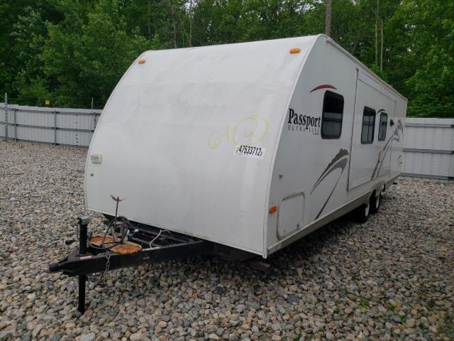 4YDT2802086410245 - 2008 KEYSTONE PASSPORT WHITE photo 2