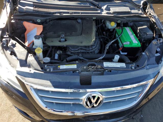 2C4RVABG6CR393618 - 2012 VOLKSWAGEN ROUTAN SE BLACK photo 12