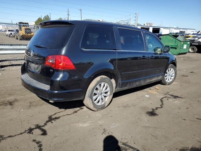 2C4RVABG6CR393618 - 2012 VOLKSWAGEN ROUTAN SE BLACK photo 3