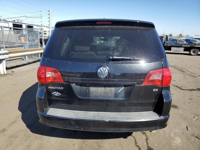 2C4RVABG6CR393618 - 2012 VOLKSWAGEN ROUTAN SE BLACK photo 6