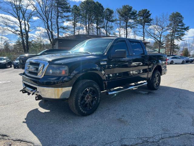 1FTPW14558FB38392 - 2008 FORD F150 SUPERCREW BLACK photo 2