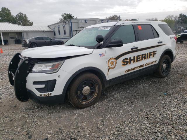 1FM5K8AR9HGD26082 - 2017 FORD EXPLORER POLICE INTERCEPTOR WHITE photo 1