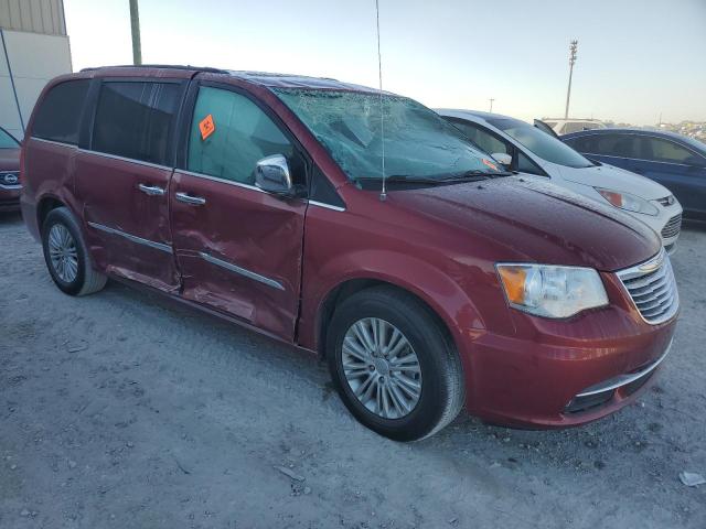 2C4RC1CG7FR638435 - 2015 CHRYSLER TOWN & COU TOURING L MAROON photo 4