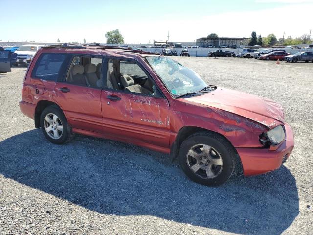 JF1SF65672G702615 - 2002 SUBARU FORESTER S BURGUNDY photo 4