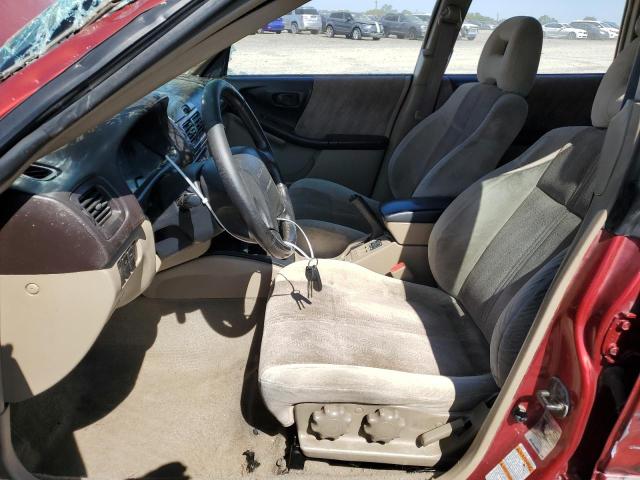 JF1SF65672G702615 - 2002 SUBARU FORESTER S BURGUNDY photo 7