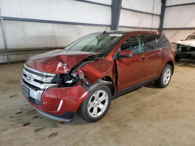 2FMDK4JC7EBB40074 - 2014 FORD EDGE SEL BURGUNDY photo 1