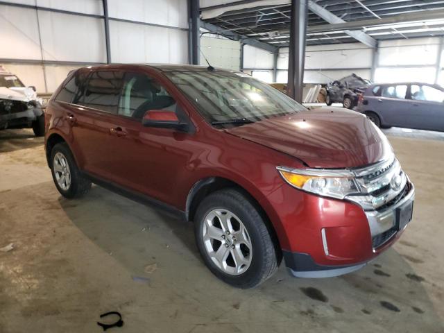 2FMDK4JC7EBB40074 - 2014 FORD EDGE SEL BURGUNDY photo 4