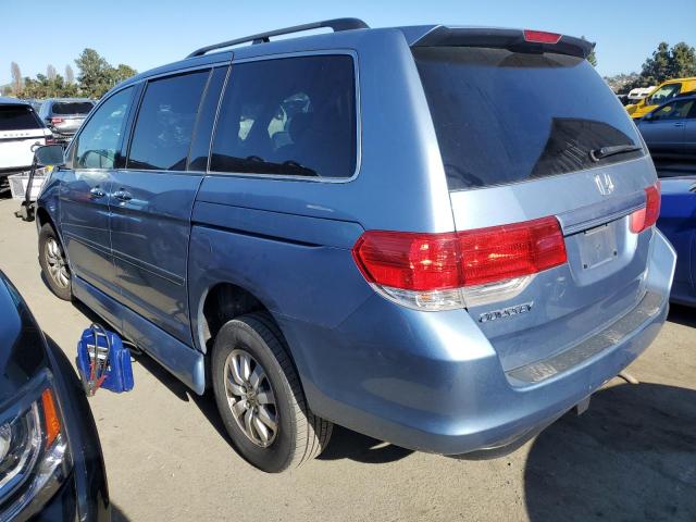 5FNRL3H6XAB098451 - 2010 HONDA ODYSSEY EXL BLUE photo 2