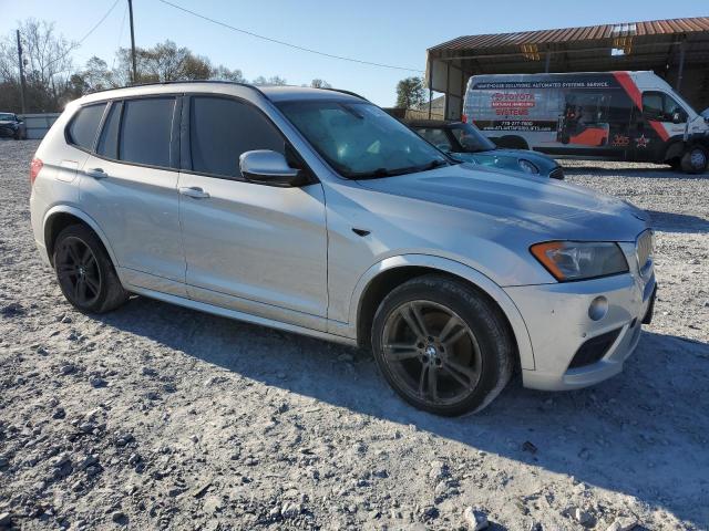 5UXWX9C59E0D17804 - 2014 BMW X3 XDRIVE28I SILVER photo 4