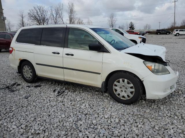 5FNRL38227B144084 - 2007 HONDA ODYSSEY LX WHITE photo 4