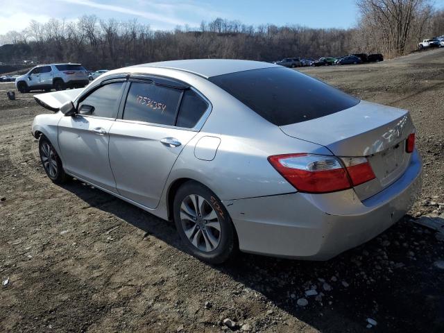 1HGCR2F37EA171444 - 2014 HONDA ACCORD LX SILVER photo 2