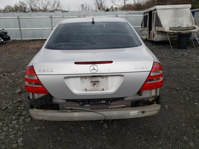 WDBUF83J96X191354 - 2006 MERCEDES-BENZ E 500 4MATIC SILVER photo 6