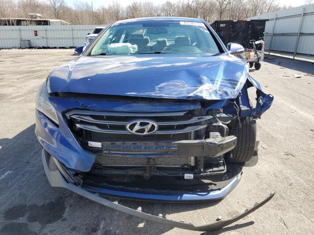 5NPE34AF1FH078127 - 2015 HYUNDAI SONATA SPORT BLUE photo 5