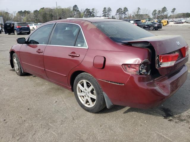 1HGCM66563A081898 - 2003 HONDA ACCORD EX RED photo 2