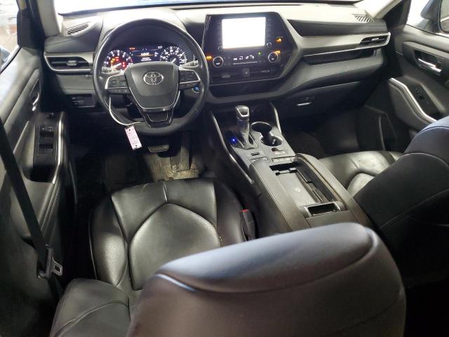 5TDGZRBH1MS122672 - 2021 TOYOTA HIGHLANDER XLE BLUE photo 8