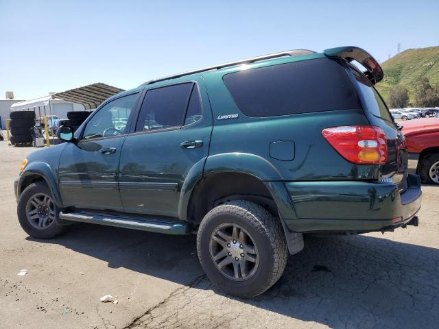 5TDZT38A93S176916 - 2003 TOYOTA SEQUOIA LIMITED GREEN photo 2