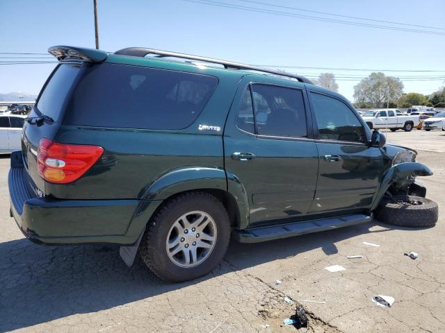 5TDZT38A93S176916 - 2003 TOYOTA SEQUOIA LIMITED GREEN photo 3