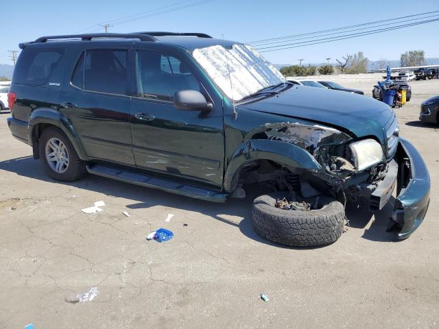 5TDZT38A93S176916 - 2003 TOYOTA SEQUOIA LIMITED GREEN photo 4