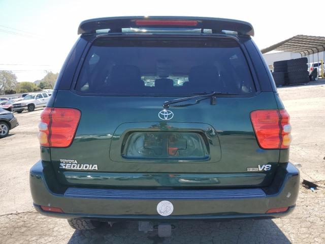 5TDZT38A93S176916 - 2003 TOYOTA SEQUOIA LIMITED GREEN photo 6