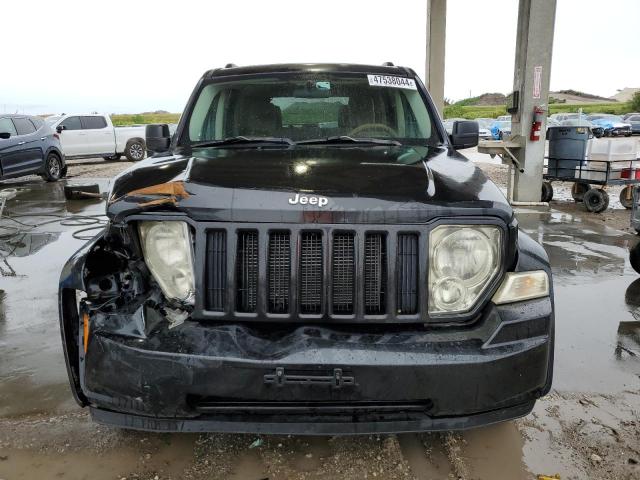 1J8GP28K18W267306 - 2008 JEEP LIBERTY SPORT BLACK photo 5