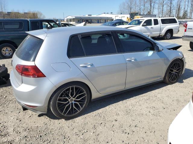 3VW5T7AU3FM035948 - 2015 VOLKSWAGEN GTI SILVER photo 3