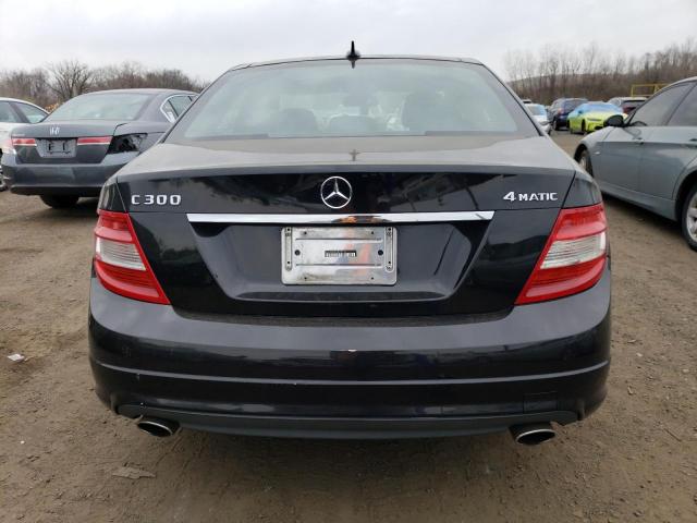 WDDGF81X68F136106 - 2008 MERCEDES-BENZ C300 300 4MATIC BLACK photo 6