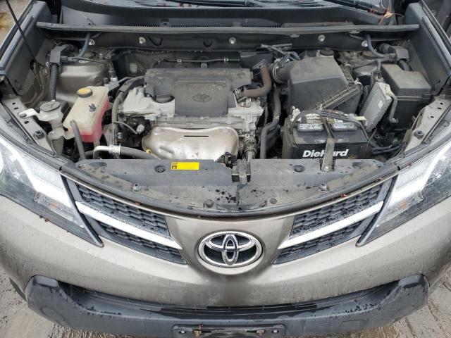 2T3DFREV6DW090586 - 2013 TOYOTA RAV4 LIMITED GRAY photo 12